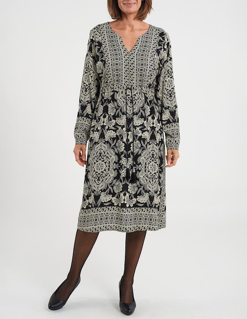 Vestido midi casual para mujer