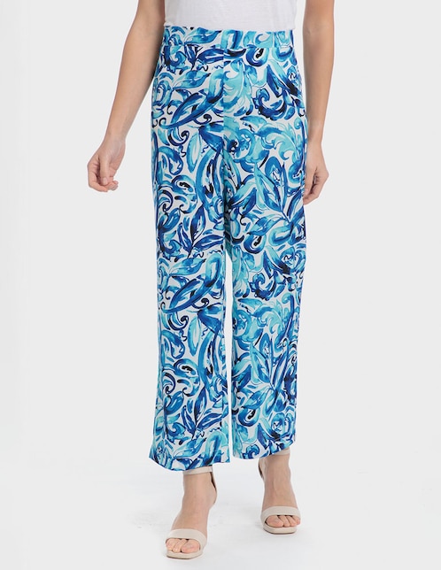 Pantalón Punt Roma straight para mujer