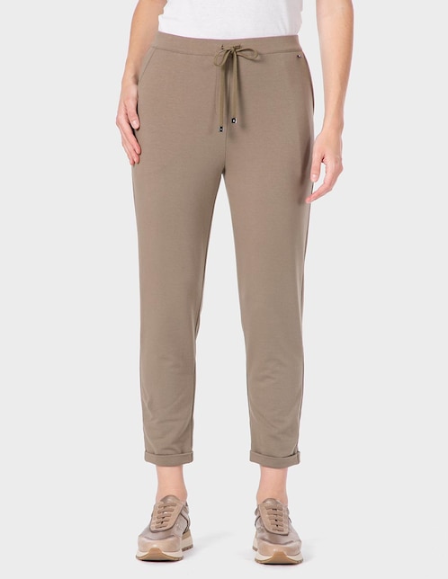 Pants slim Punt Roma con jareta para mujer