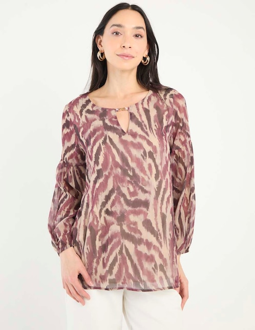 Blusa manga larga para mujer 1