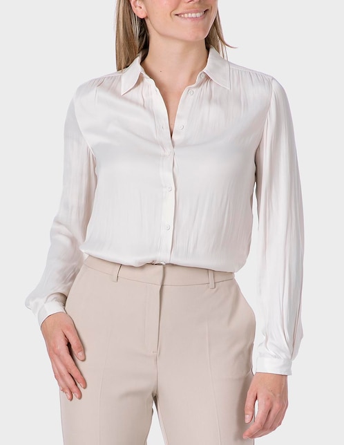 Blusa Punt Roma manga larga para mujer