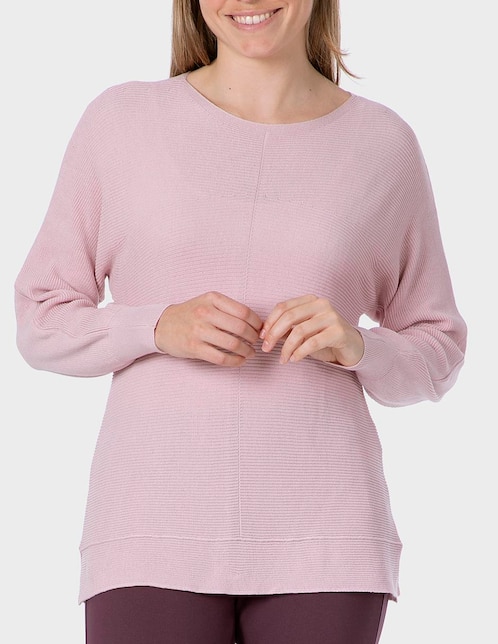 Suéter Punt Roma cuello ojal para mujer