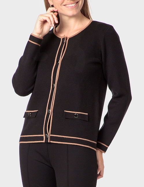 Suéter cuello redondo para mujer 1