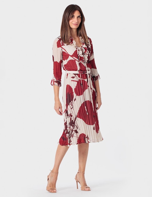 PUNT ROMA Vestido midi casual Punt Roma para mujer
