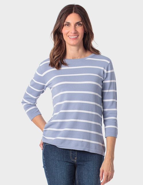 SUETER PUNT ROMA 466, CH, AZUL CELESTE