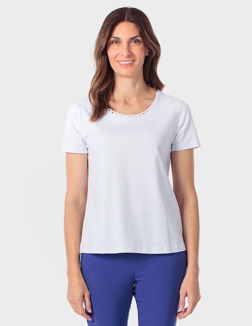 PLAYERA PUNT ROMA 461251, XG, BLANCO