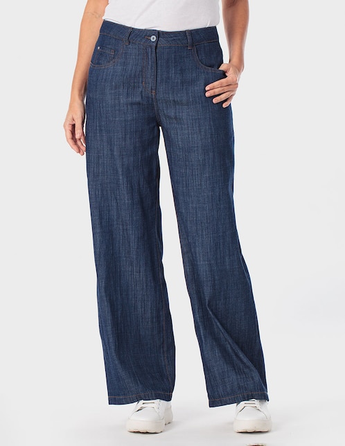 Pantalón coulotte amplio para mujer 1