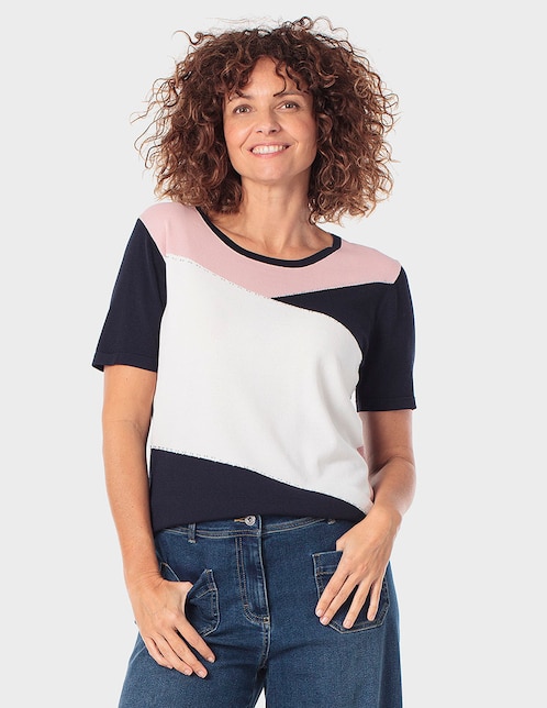 Suéter cuello redondo para mujer 1