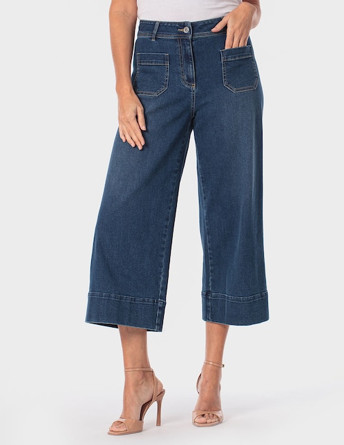 Pantalón coulotte Punt Roma para mujer