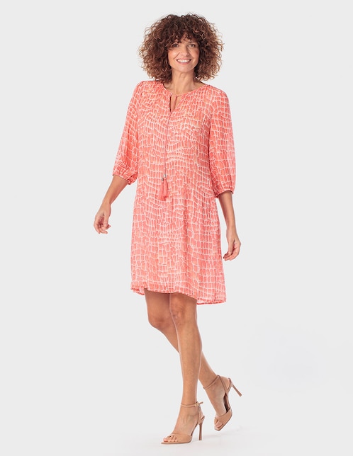 Vestido corto casual Punt Roma para mujer