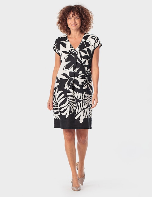 Vestido arriba de la rodilla casual Punt Roma para mujer