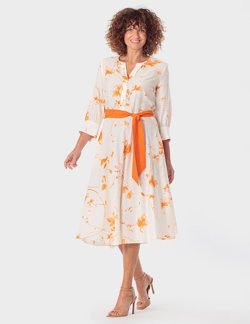 Vestido midi casual Punt Roma para mujer