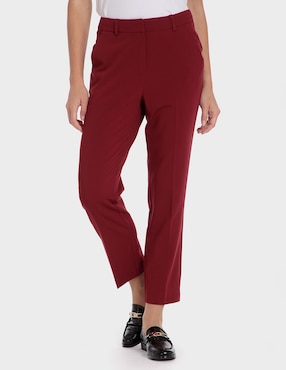 Pantalón Punt Roma Straight Para Mujer