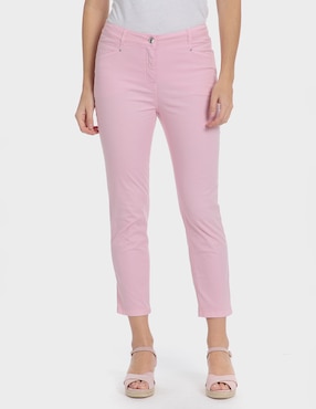 Pantalón capri Punt Roma slim para mujer