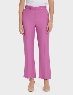 Pantalón Punt Roma straight para mujer