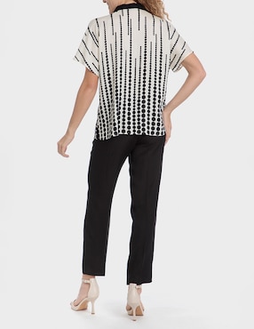 Pantalón de vestir Punt Roma slim para mujer
