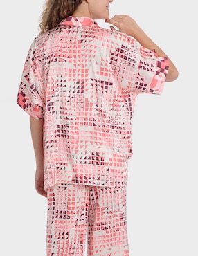Blusa Punt Roma manga al codo para mujer