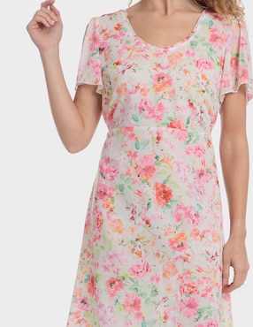Vestido 3/4 casual Punt Roma para mujer