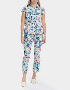 Pantalón relaxed Punt Roma slim para mujer