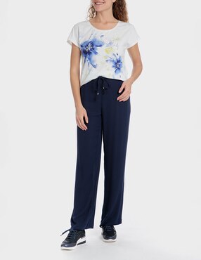 Pantalón Punt Roma straight para mujer