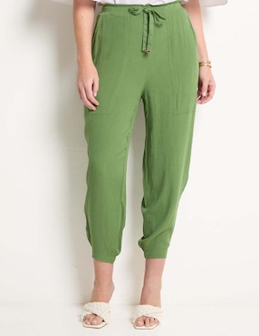 Pantalón capri Punt Roma slim para mujer