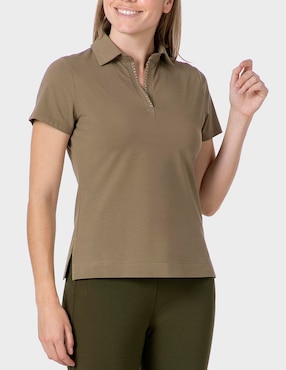 Playera tipo polo Punt Roma para mujer
