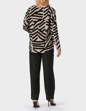 Pantalón Punt Roma straight para mujer