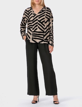 Pantalón Punt Roma straight para mujer