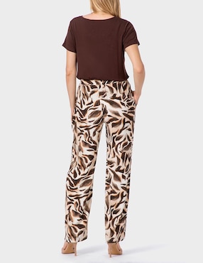 Pantalón Punt Roma straight para mujer