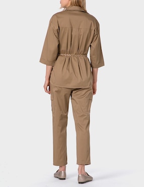 Pantalón cargo Punt Roma straight para mujer