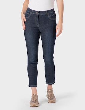 Jeans skinny Punt Roma corte cintura para mujer