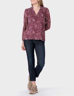 Jeans skinny Punt Roma corte cintura para mujer