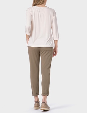 Pants slim Punt Roma con jareta para mujer