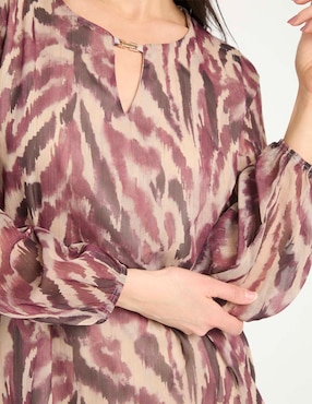 Blusa Punt Roma manga larga para mujer