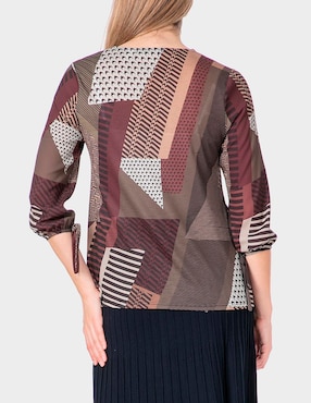 Blusa Punt Roma manga 3/4 para mujer