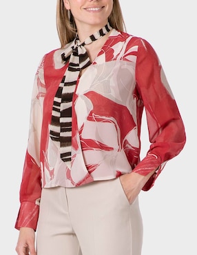 Blusa Punt Roma manga larga para mujer