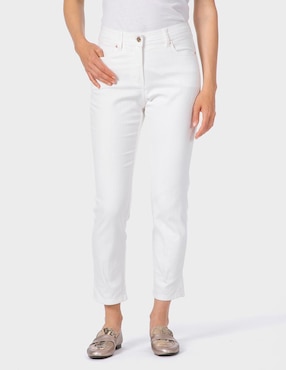 Jeans capri straight Punt Roma para mujer