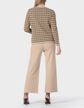 Pantalón Punt Roma straight para mujer