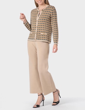 Pantalón Punt Roma straight para mujer