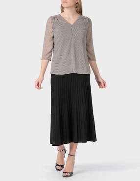 Blusa Punt Roma manga 3/4 para mujer