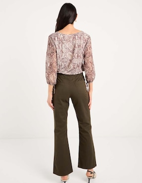 Pantalón acampanado Punt Roma bota para mujer
