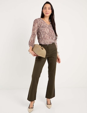 Pantalón acampanado Punt Roma bota para mujer
