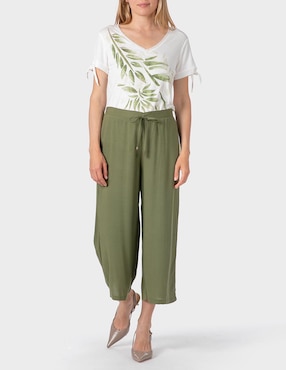 Pantalón relaxed Punt Roma amplio para mujer