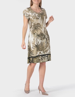 Vestido a la rodilla casual Punt Roma para mujer