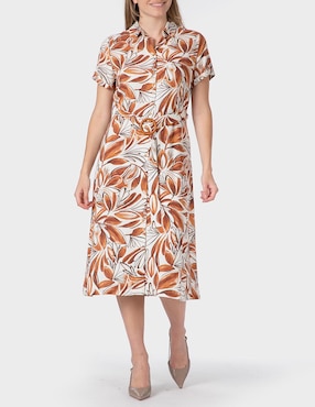 Vestido midi casual Punt Roma para mujer