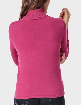 Suéter Punt Roma cuello alto para mujer