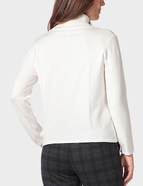 Suéter Punt Roma cuello alto para mujer