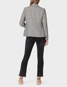 Pantalón acampanado Punt Roma straight para mujer