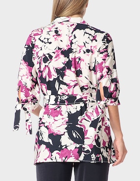 Blusa túnica Punt Roma manga al codo para mujer