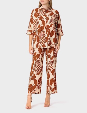 Pantalón relaxed Punt Roma amplio para mujer